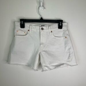 GAP White cotton Jean Shorts for Women size 25